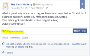 Craft Gallery insights